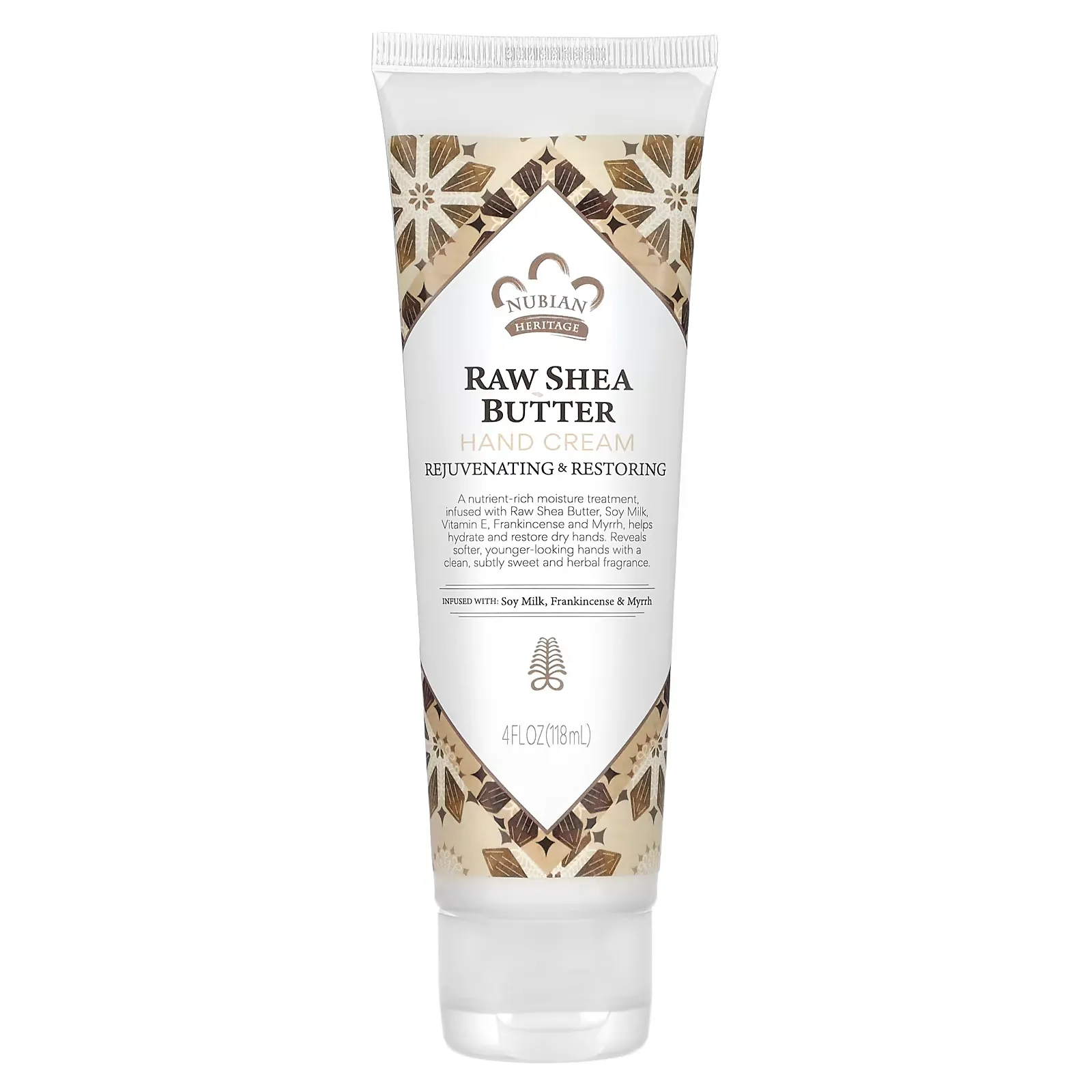 Hand Cream, Raw Shea Butter, 4 fl oz (118 ml)