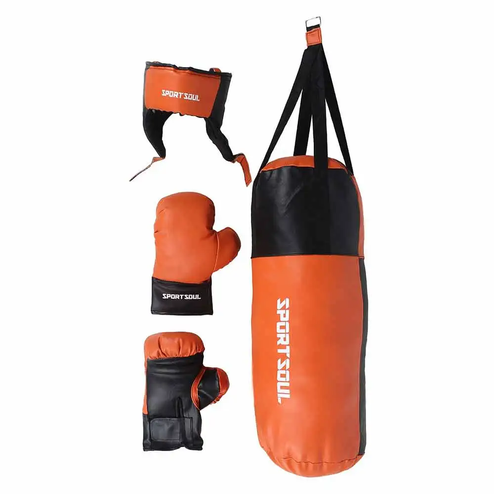 SportSoul Junior Boxing Set,  Black and Orange  24 inches