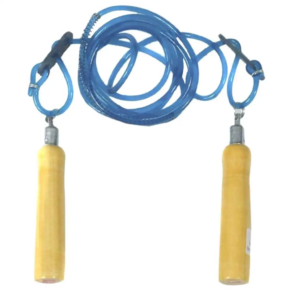 Love4ride Wooden Skipping Rope,  Blue Yellow  Free Size