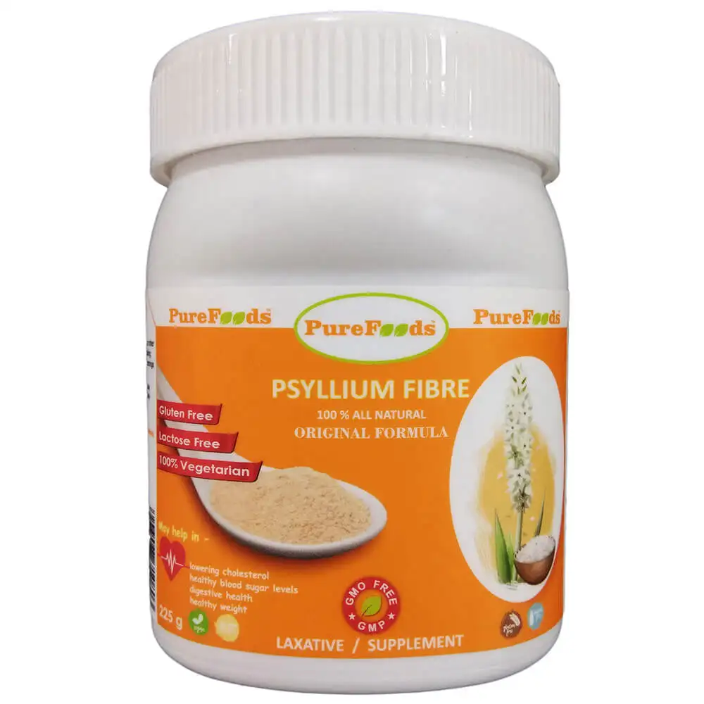 PureFoods Psyllium Husk Fibre,  225 g