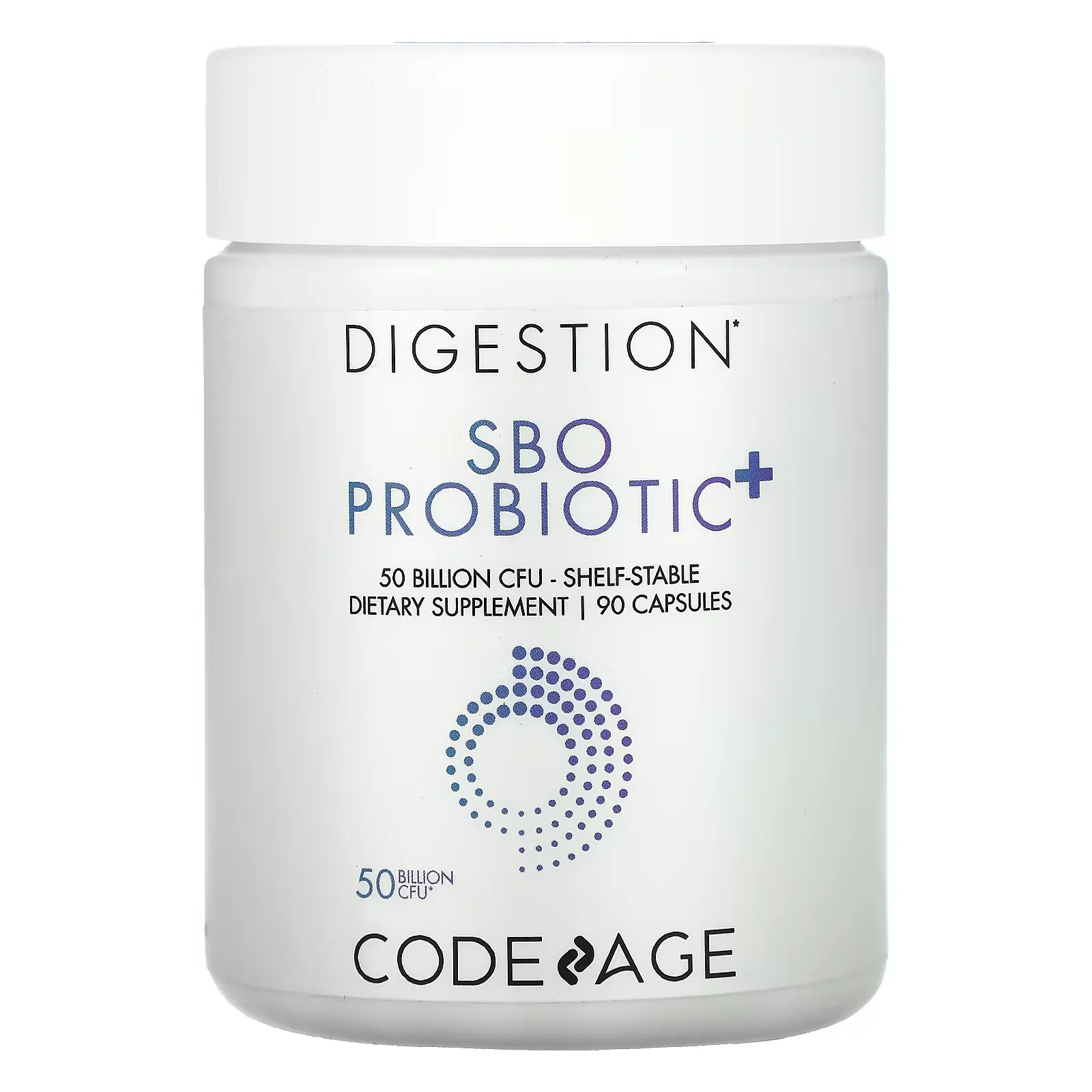 Digestion, SBO Probiotic+, Shelf-Stable, 50 Billion CFU, 90 Capsules