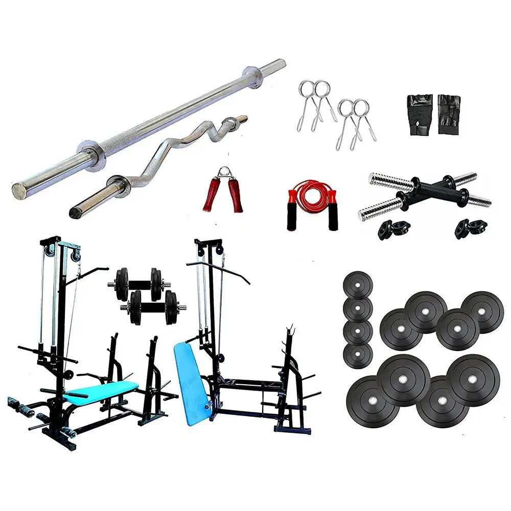 Gold Fitness Home Gym with 20 in 1 Bench 78 kg