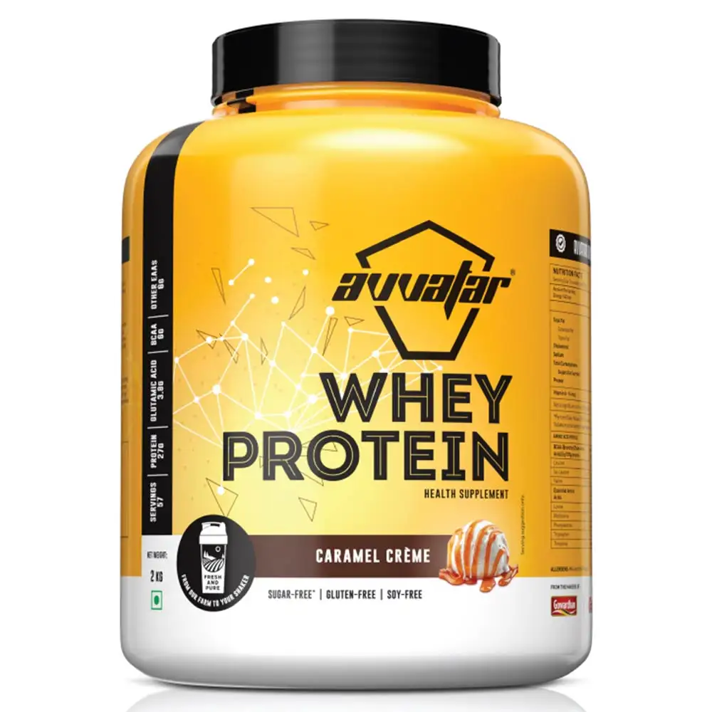 Avvatar Whey Protein,  4.4 lb  Caramel Creme