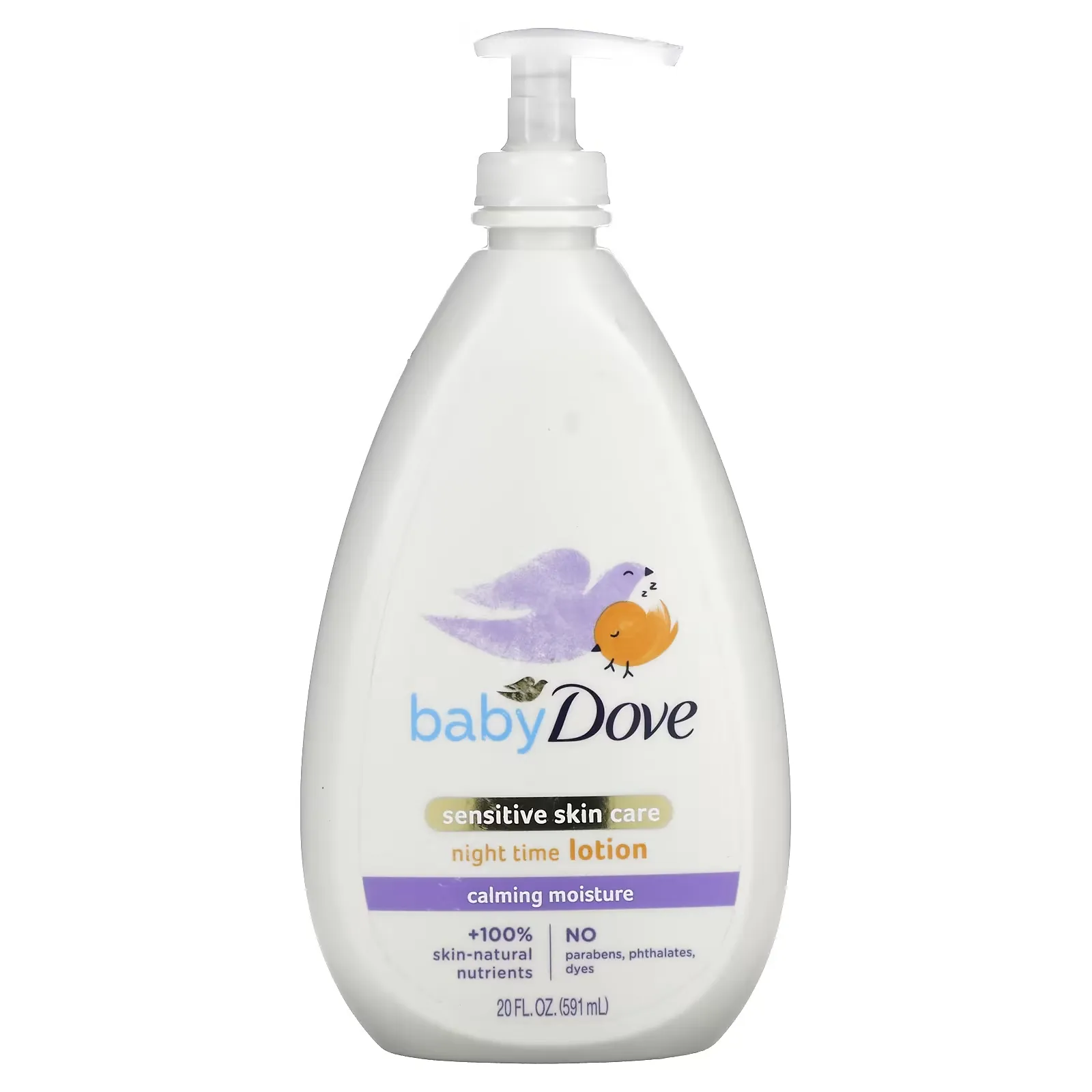 Baby, Sensitive Skin Care, Night Time Lotion, 20 fl oz (591 ml)