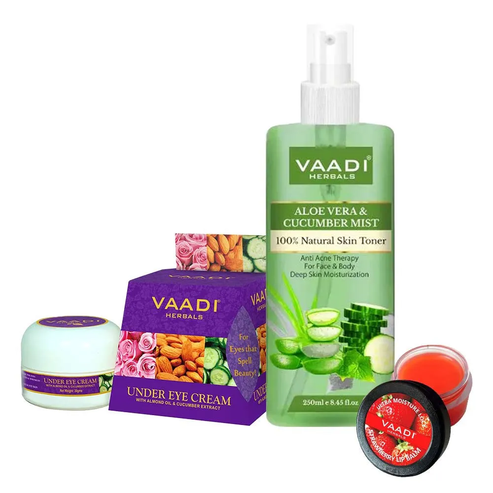 Vaadi Herbals Anti Ageing Combo (Toner, Cream & Balm)