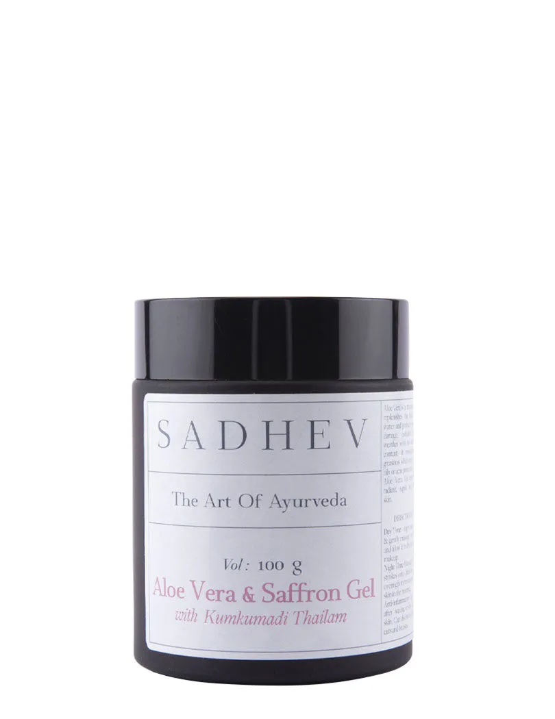 Sadhev Aloe Vera Gel with Saffron and Kumkumadi Thailam