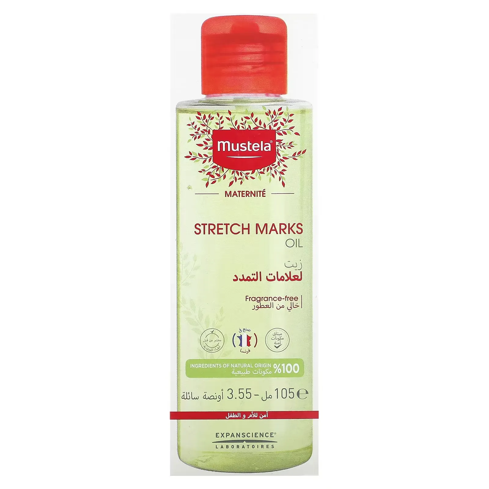 Stretch Marks Oil, Fragrance Free, 3.55 fl oz (105 ml)