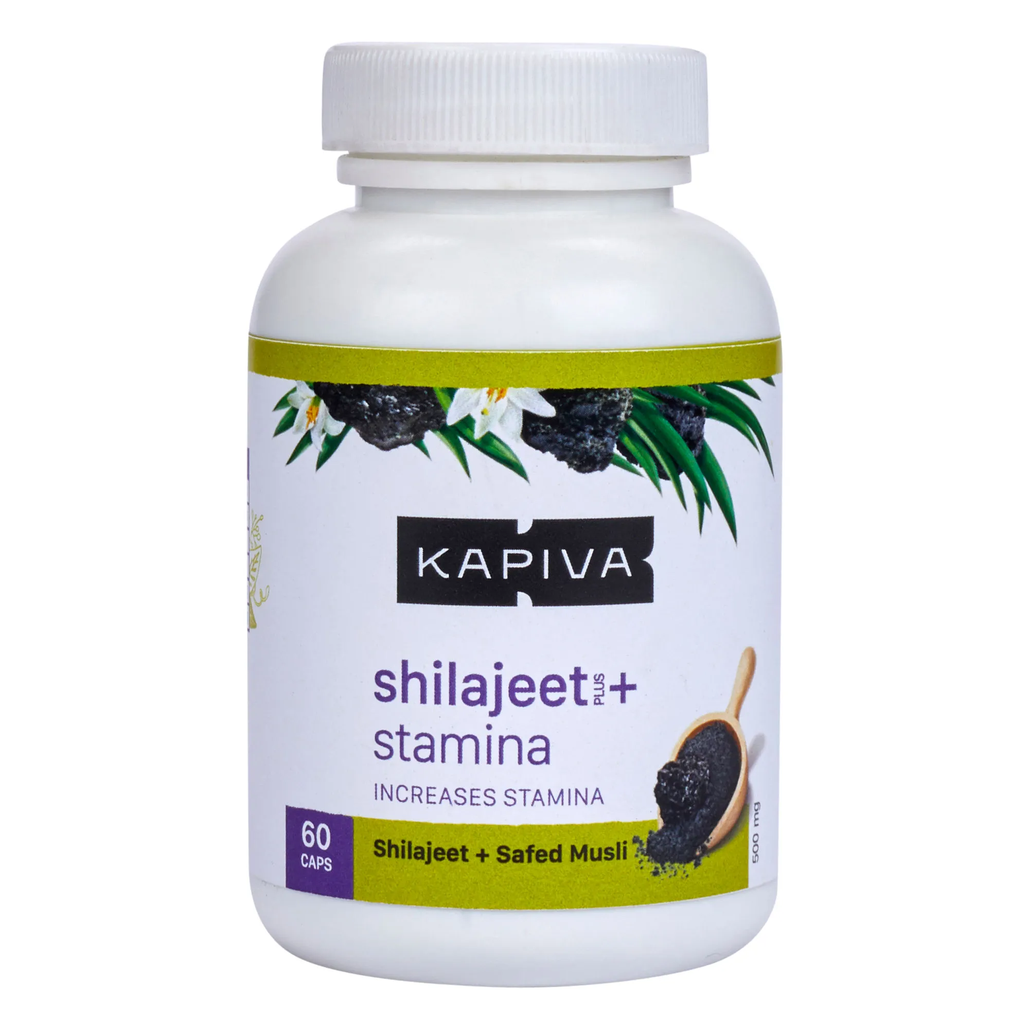 Kapiva Ayurveda Shilajeet + Stamina 60 Capsules