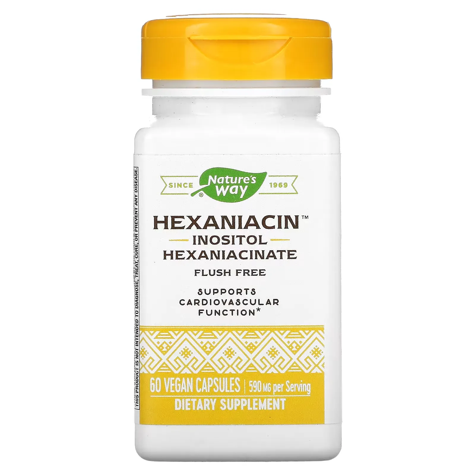 Hexaniacin, 590 mg, 60 Vegan Capsules