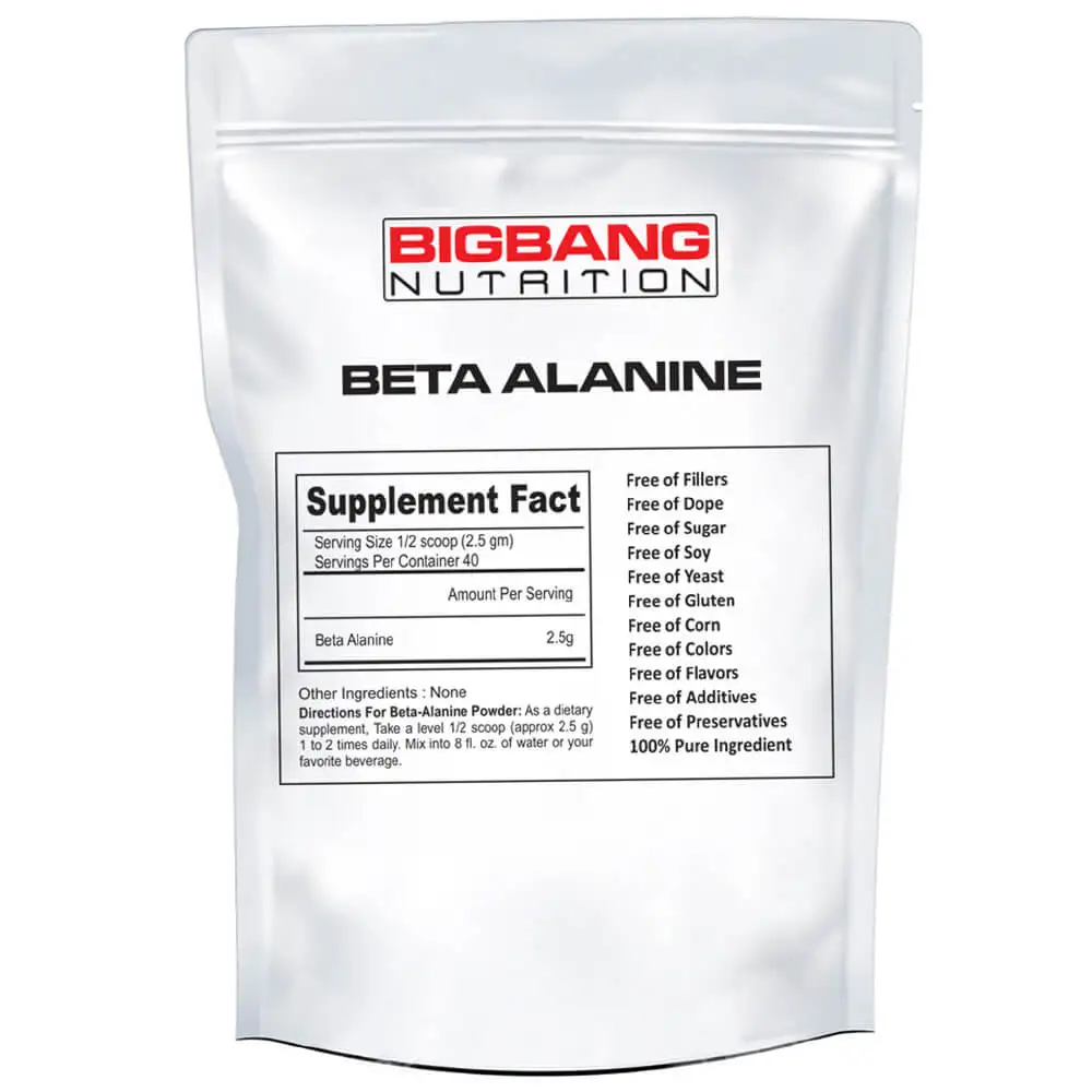 BigBang Nutrition Beta Alanine,  Unflavoured  0.22 lb