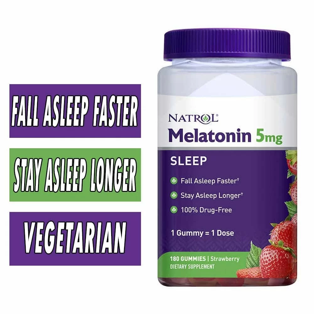 Natrol Melatonin Gummies - 5 mg - 180 Count