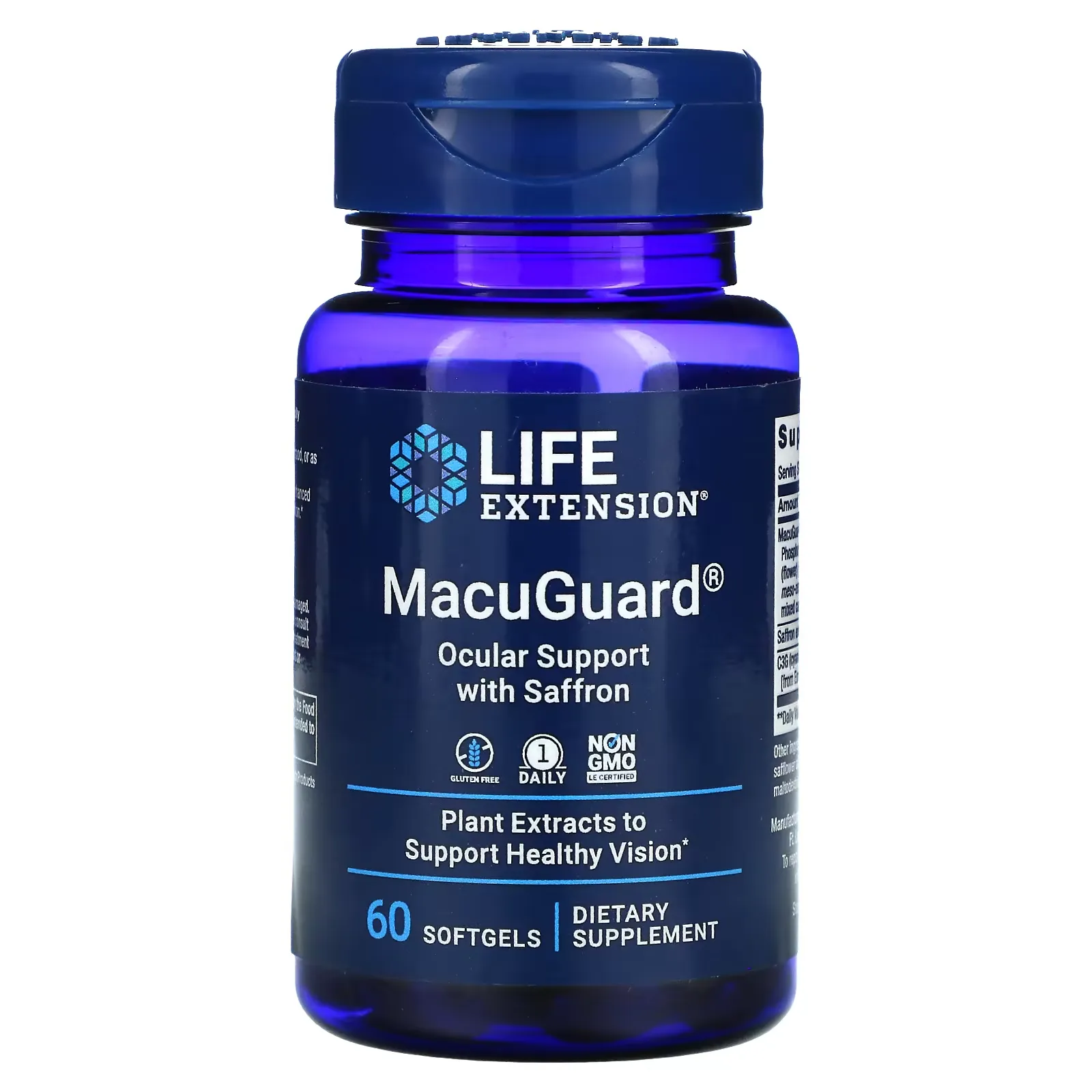 MacuGuard, Ocular Support with Saffron, 60 Softgels