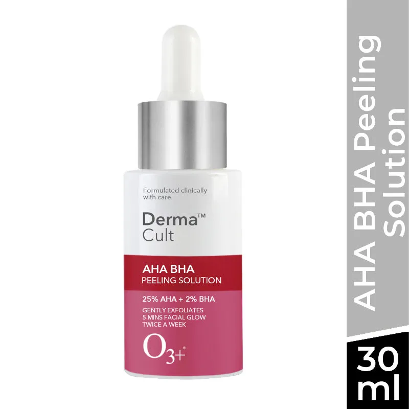 O3+ Derma Cult 25% Aha + Bha 2% Peeling Solution For Glowing Skin And Pore Cleansing