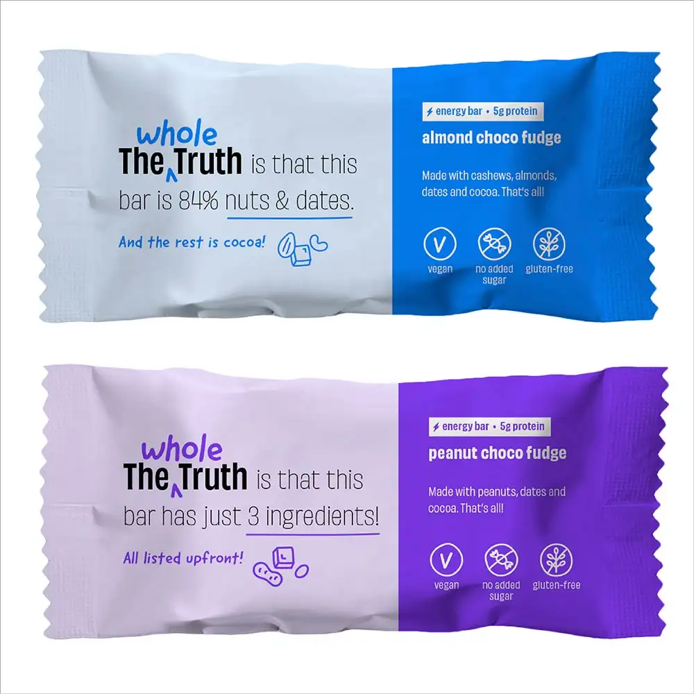 The Whole Truth Vegan Energy Bars,  6 bar(s)  Nuts For You