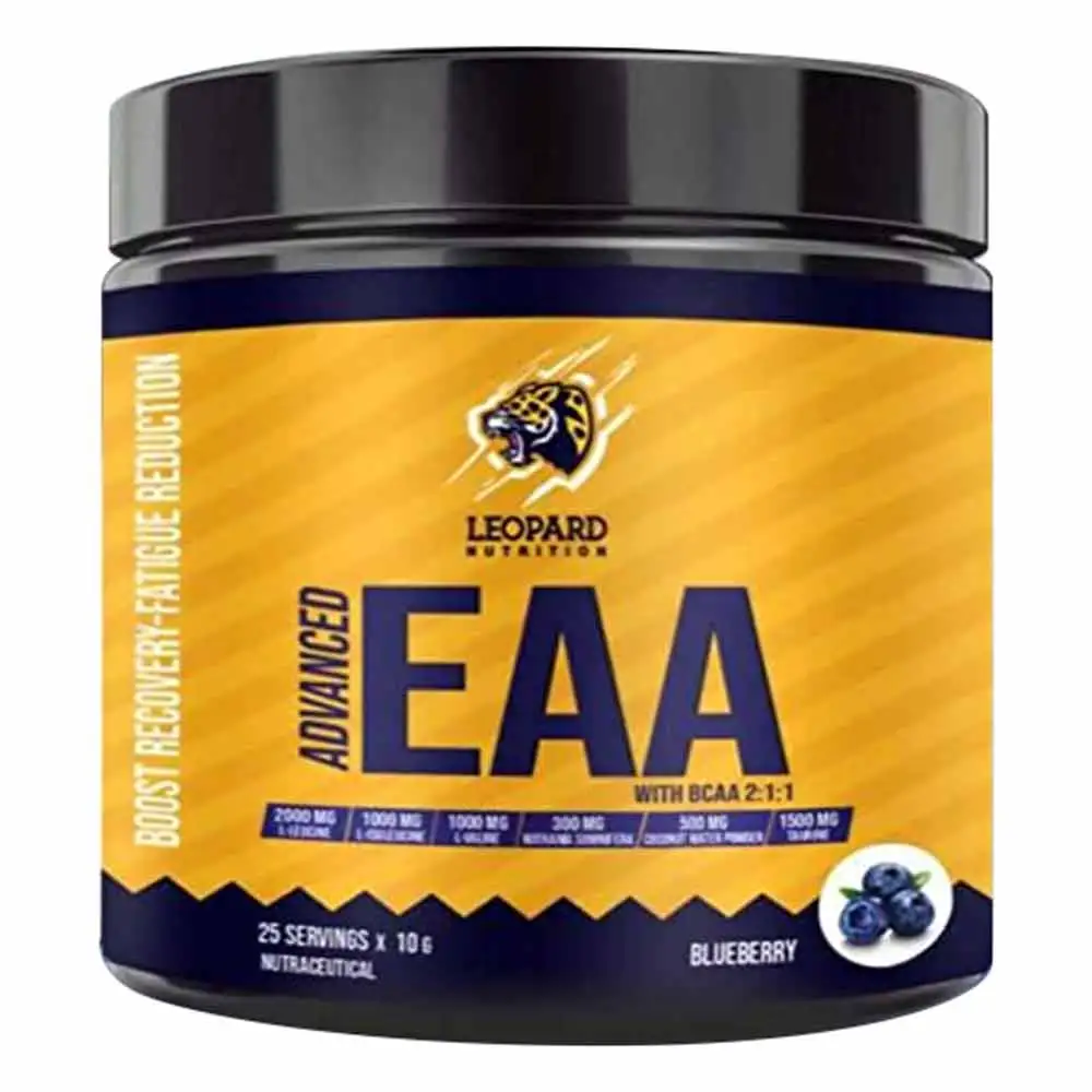 Leopard Nutrition Advanced EAA,  Blueberry  0.55 lb  25 Servings