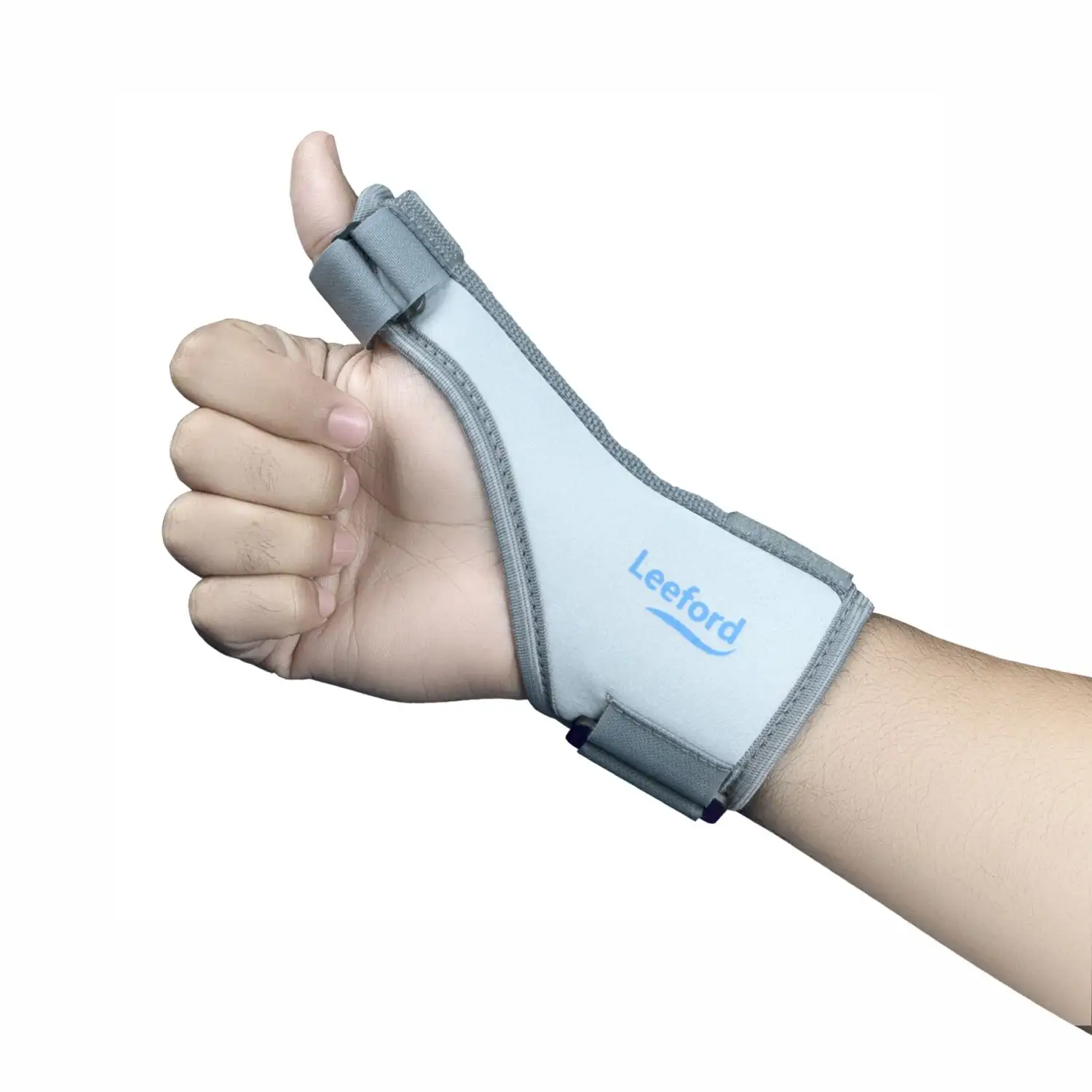 Leeford Thumb Splint Support,  Grey  Free Size