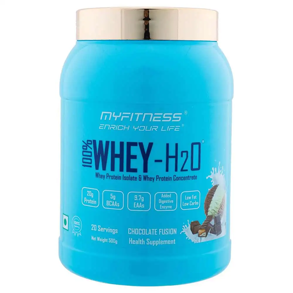 Myfitness 100% WHEY-H2O Protein Isolate,  1.1 lb  Chocolate Fusion