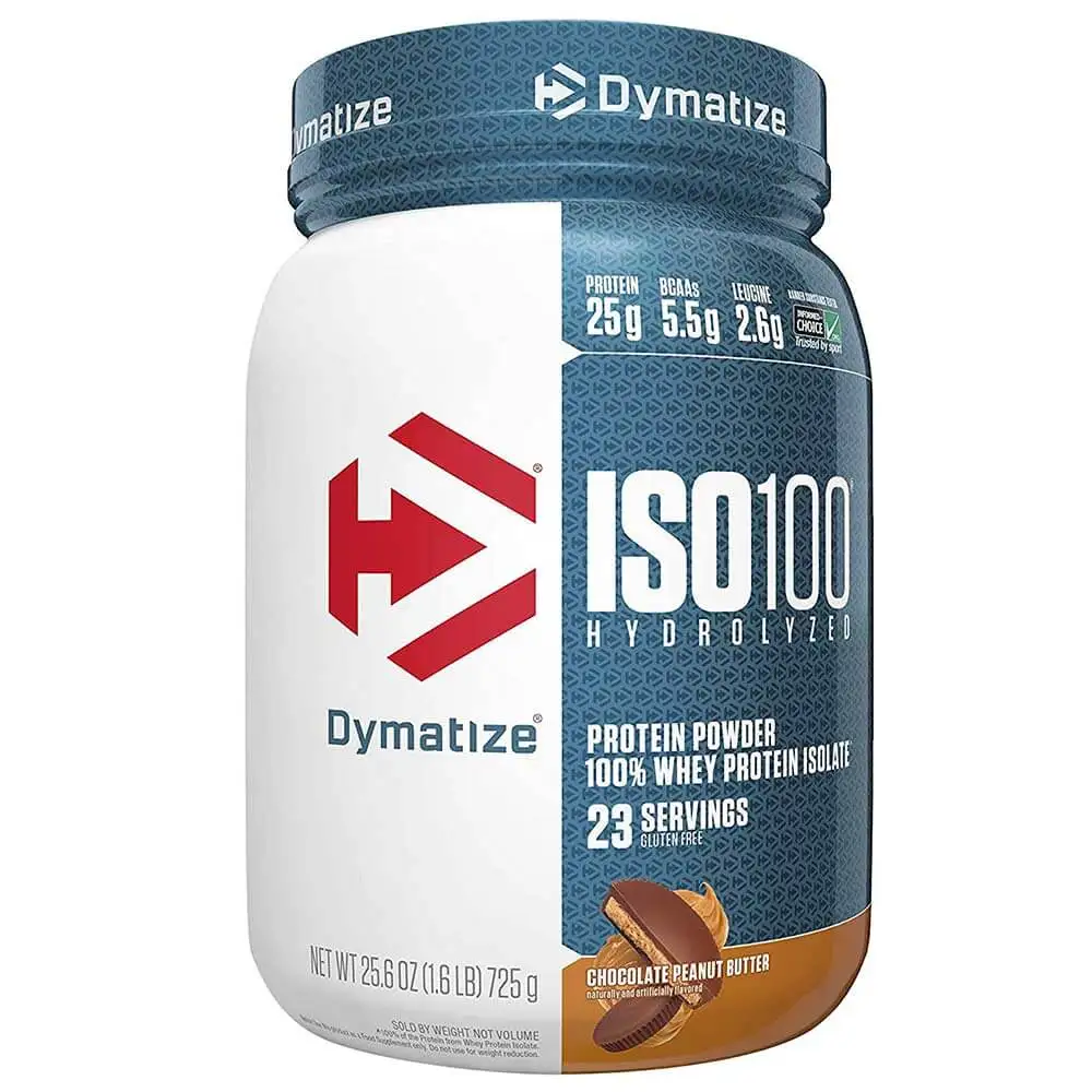 Dymatize Iso-100 Protein,  1.6 lb  Chocolate Peanut Butter