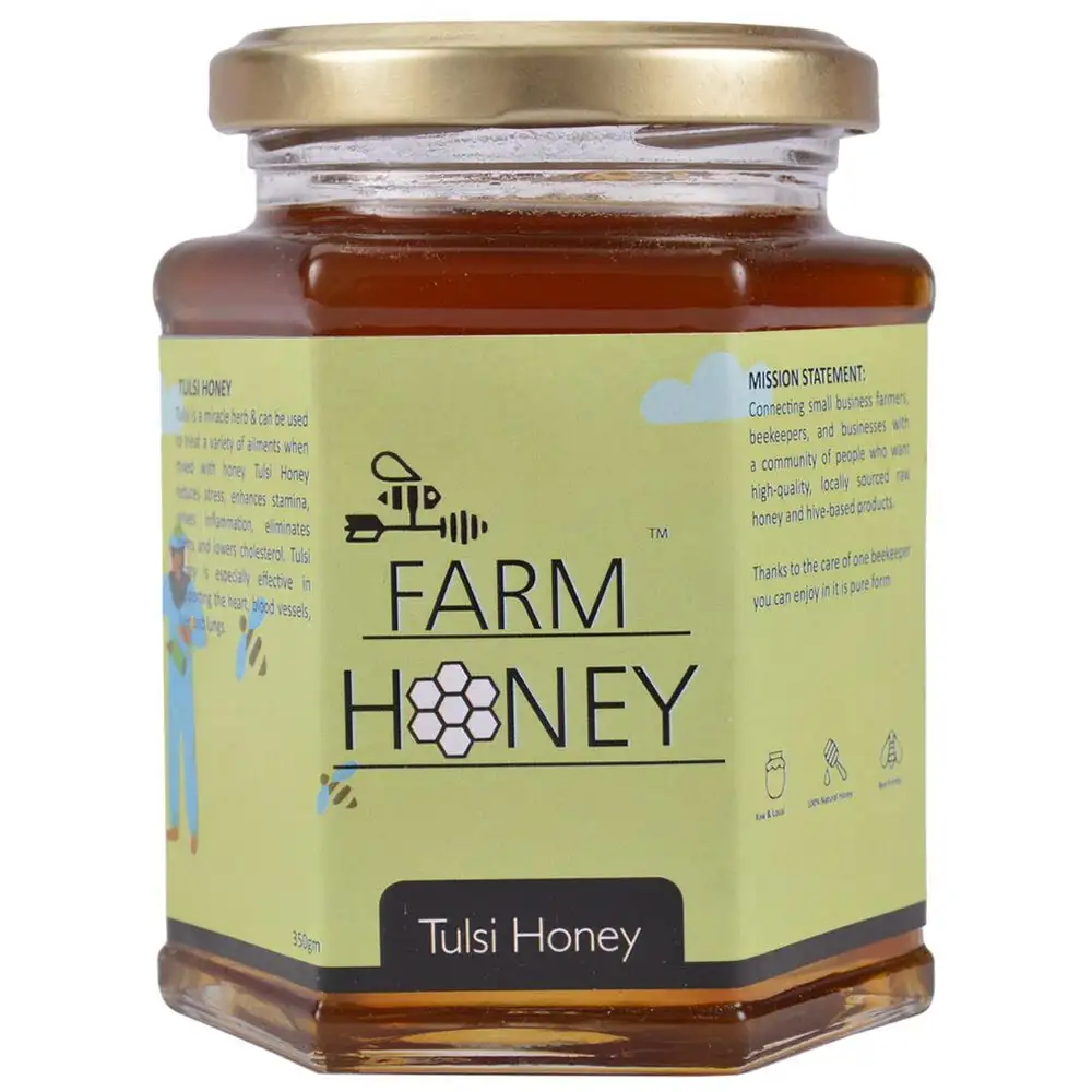 Farm Honey Tulsi Honey,  250 g  Unflavoured