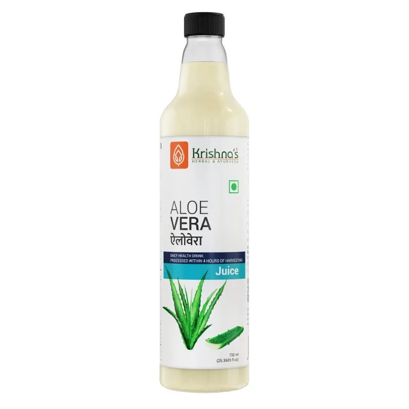 Krishna's Herbal & Ayurveda Aloe Vera Juice (Glass Pack)