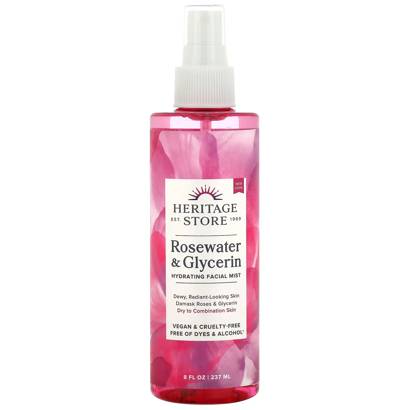 Rosewater & Glycerin, Hydrating Facial Mist, 8 fl oz (237 ml)