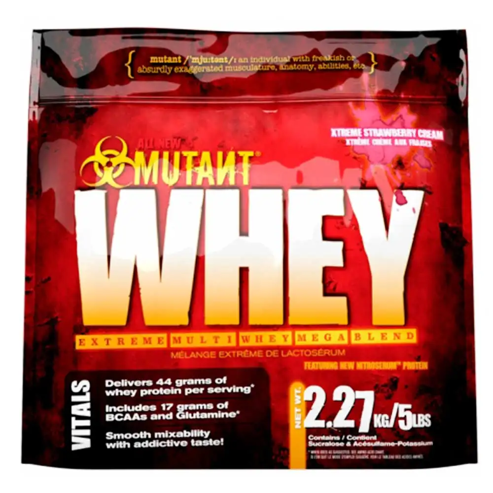 Mutant Whey,  5 lb  Xtreme Strawberry Cream