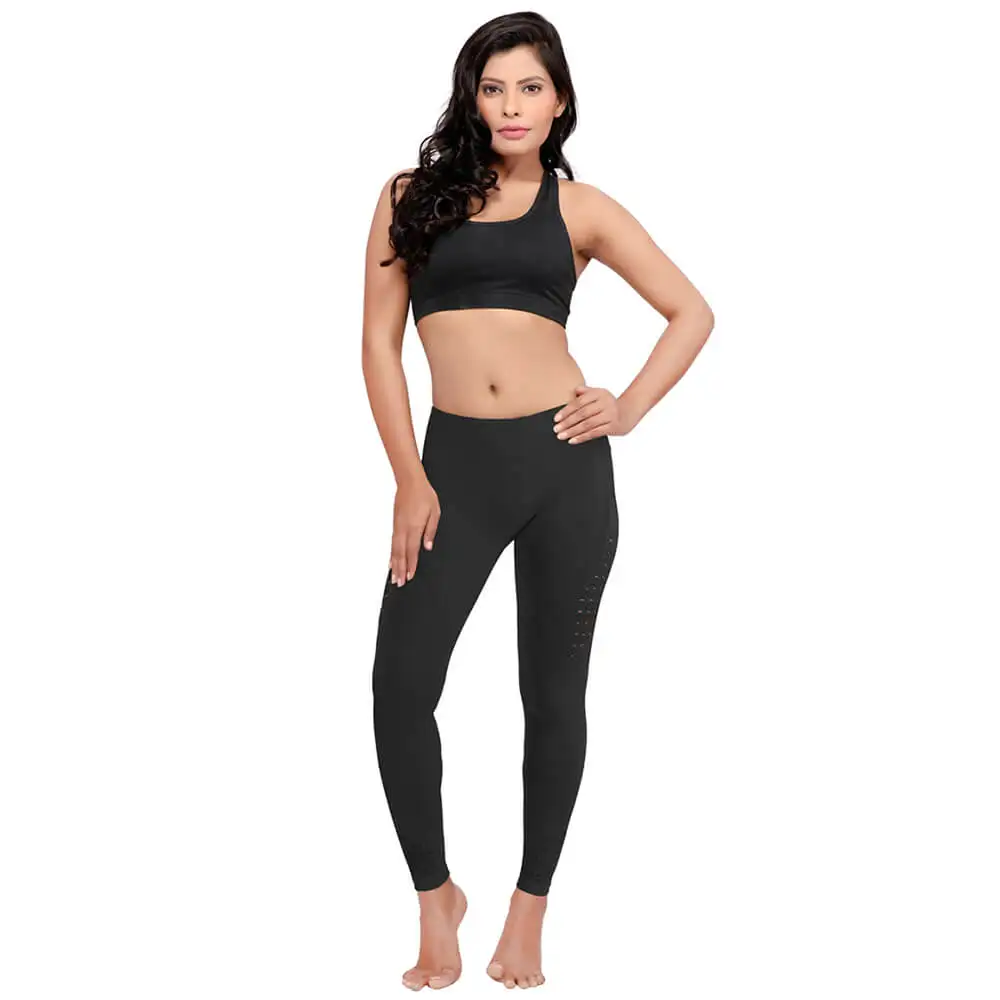 Swee Athletica Vital Seamless High Waist Bottom,  Black  XL