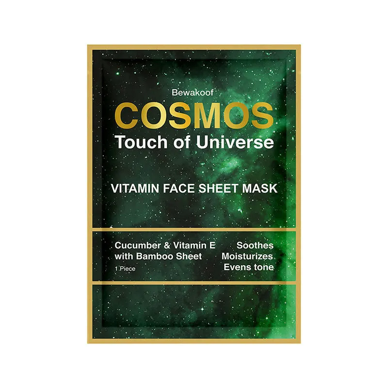 Cosmos by Bewakoof Magic Vitamin Face Sheet With Cucumber Vitamin E & Bamboo Sheet