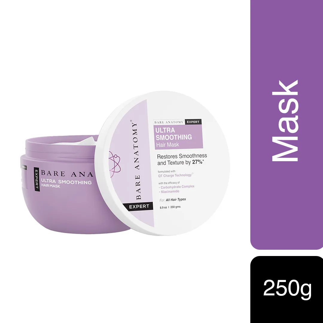 Bare Anatomy EXPERT Ultra Smoothening Hair Mask For Smooth Hair With Niacinamide & Phytosqualane