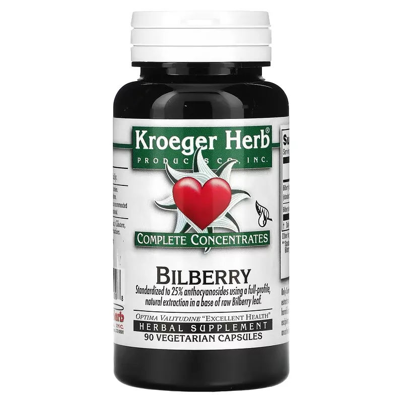 Bilberry, 90 Vegetarian Capsules