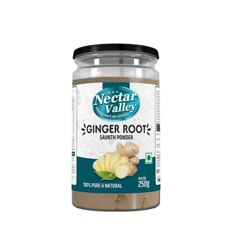 Nectar Valley Ginger Root/Saunth Powder, 100% Pure and Natural Ginger Powder