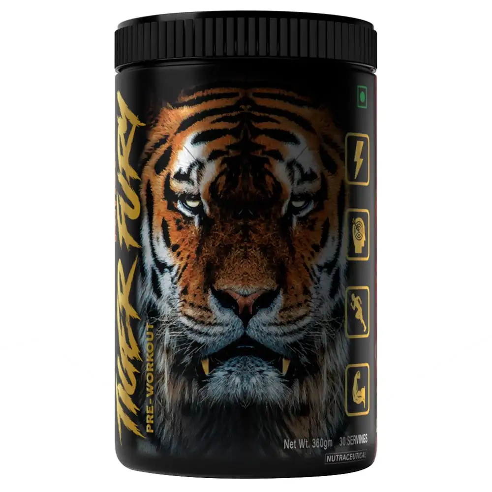 Strong Nation Supps Tiger Fury Pre Workout,  0.79 lb  Red Guava