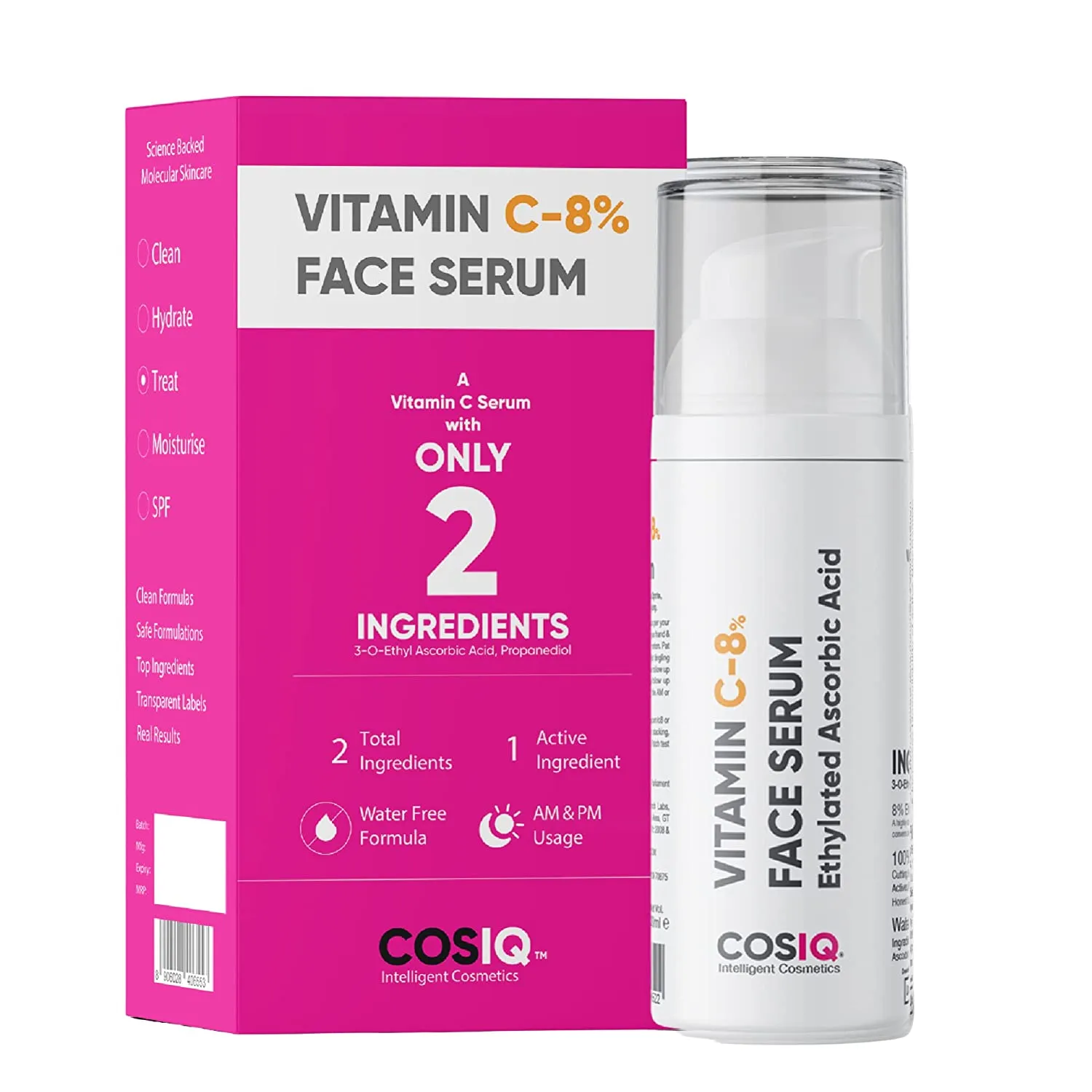 Cos-IQ Vitamin C-8 Only 2 Ingredients Face Serum