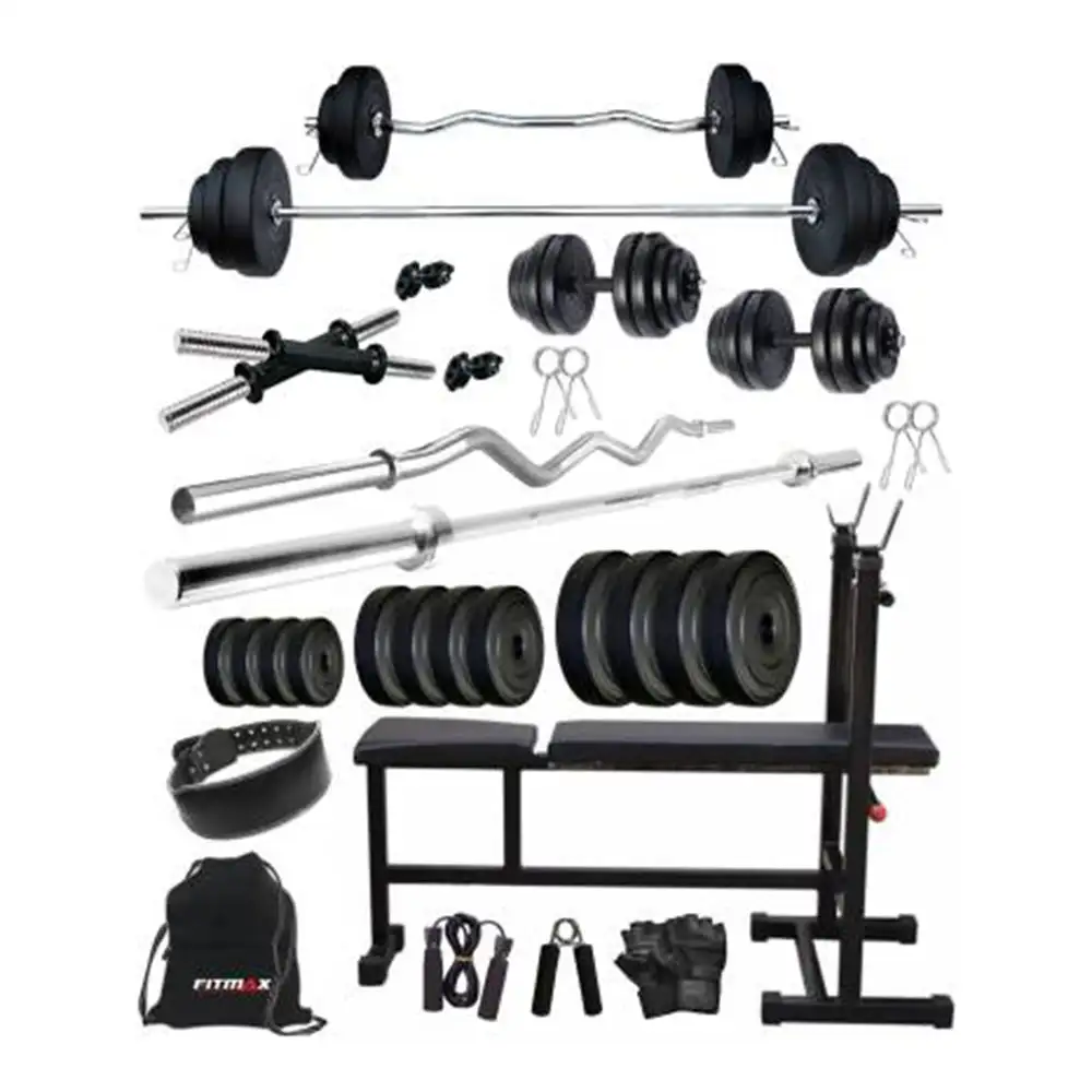 Fitmax PVC 32KG COMBO 6 SL Home Gym Kit