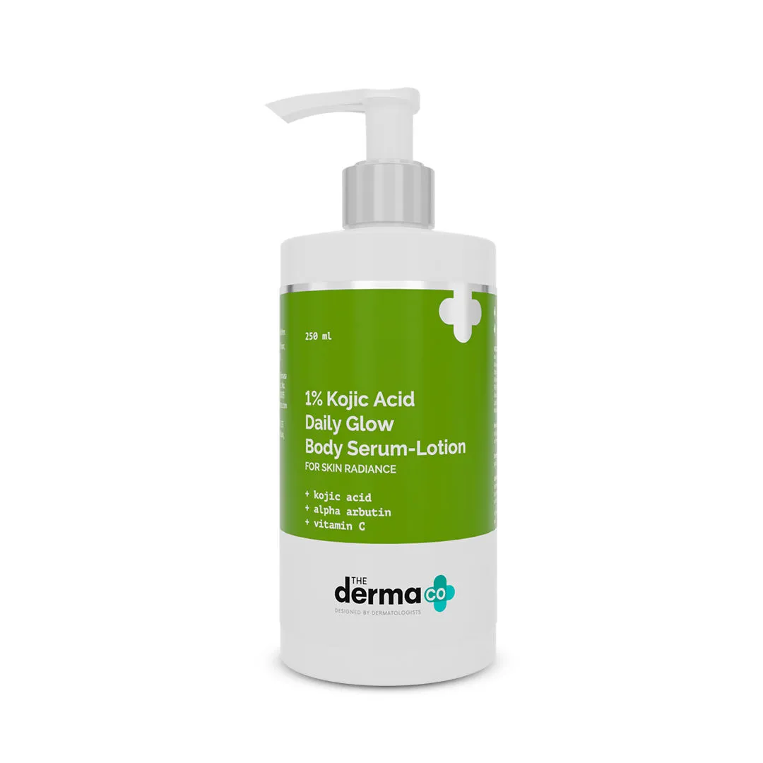 The Derma Co 1% Kojic Acid Daily Glow Body Serum Lotion For Skin Radiance