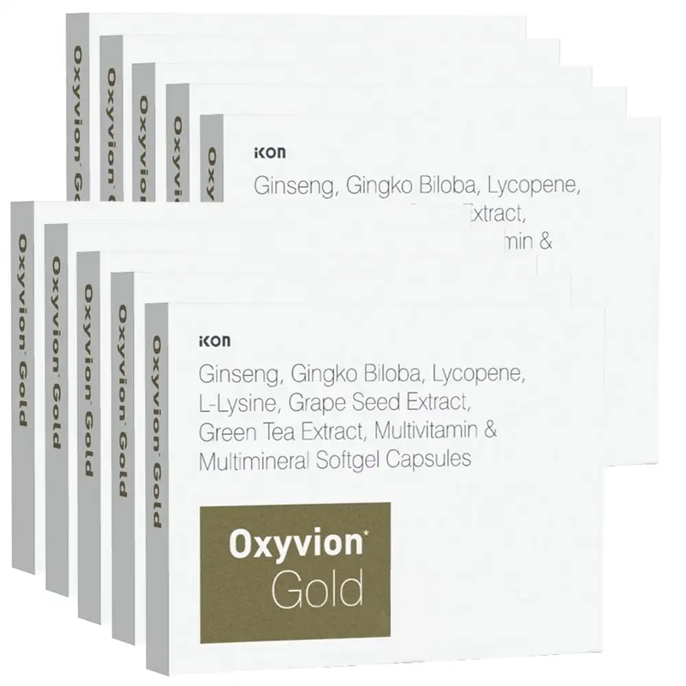 Oxyvion Gold Multivitamin & Mineral,  10 softgels  Unflavoured (Pack of 10)