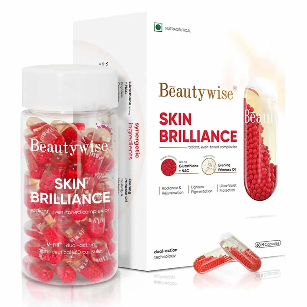 Beautywise Skin Brilliance with Glutathione & NAC,  60 capsules