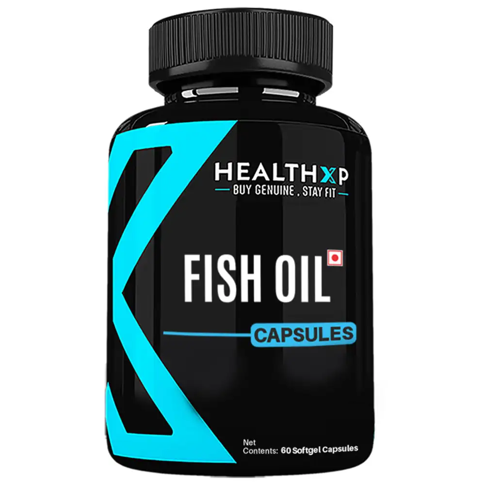 HealthXP Essential Series Fish Oil,  60 capsules