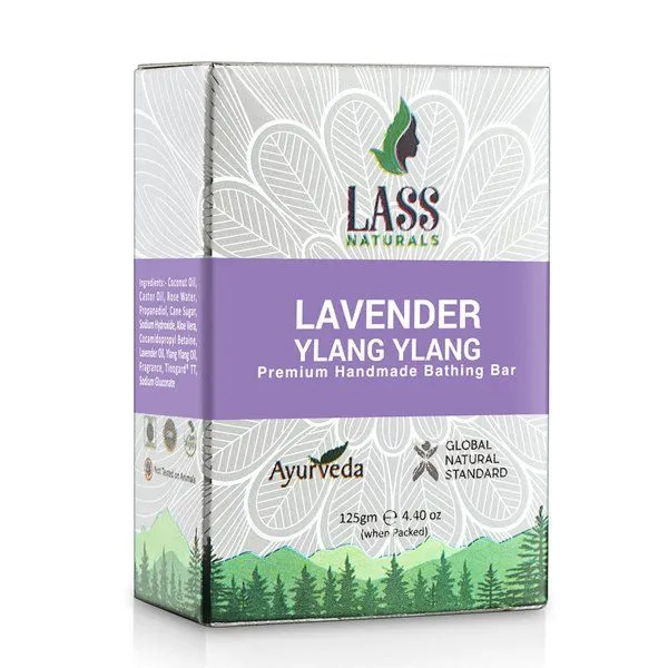 Lass Naturals Lavender & Ylang Ylang Soap