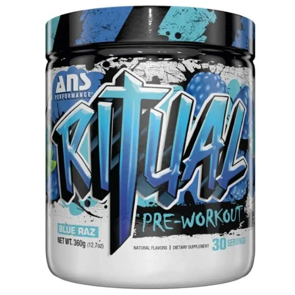 ANS Performance Ritual Pre Workout,  0.79 lb  Blue Raz