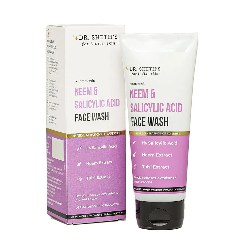 Dr. Sheth's Neem & Salicylic Acid Face Wash