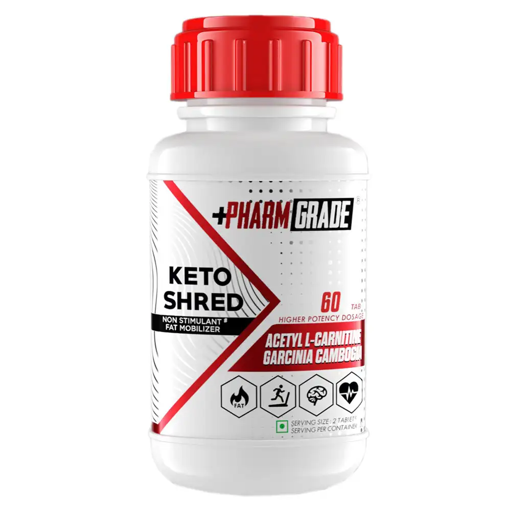 Pharmgrade Keto Shred,  60 tablet(s)  Unflavoured