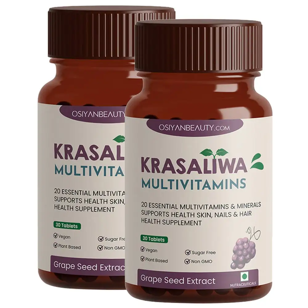 Krasaliwa Multivitamin,  30 tablet(s)  Grape Seed Pack of 2