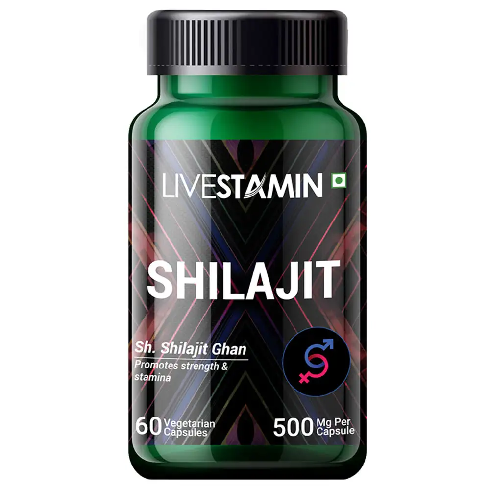 Livestamin Shilajit Extract,  60 veggie capsule(s)