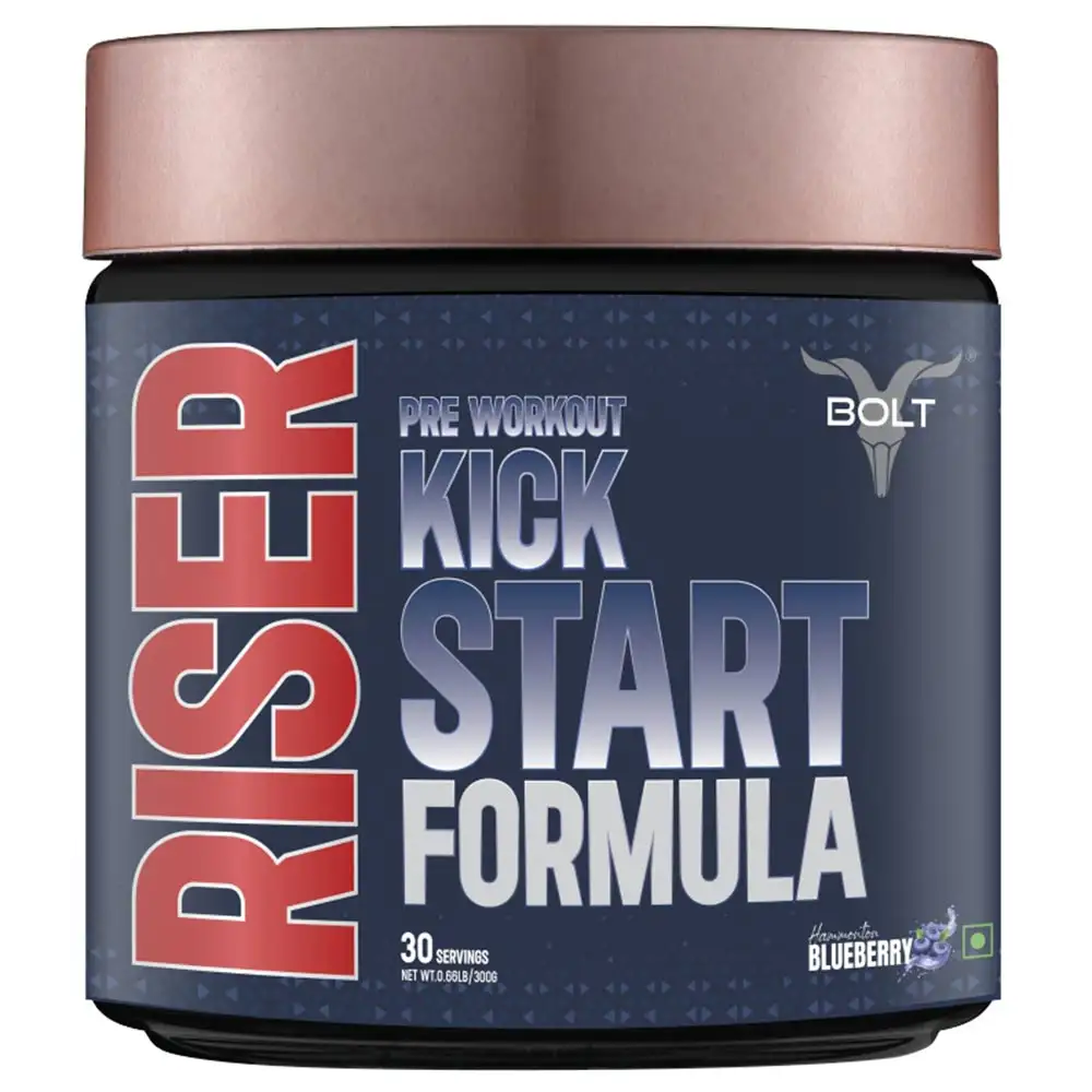 Bolt Riser Pre workout Kick Start Formula,  0.66 lb  Hammonton Blueberry