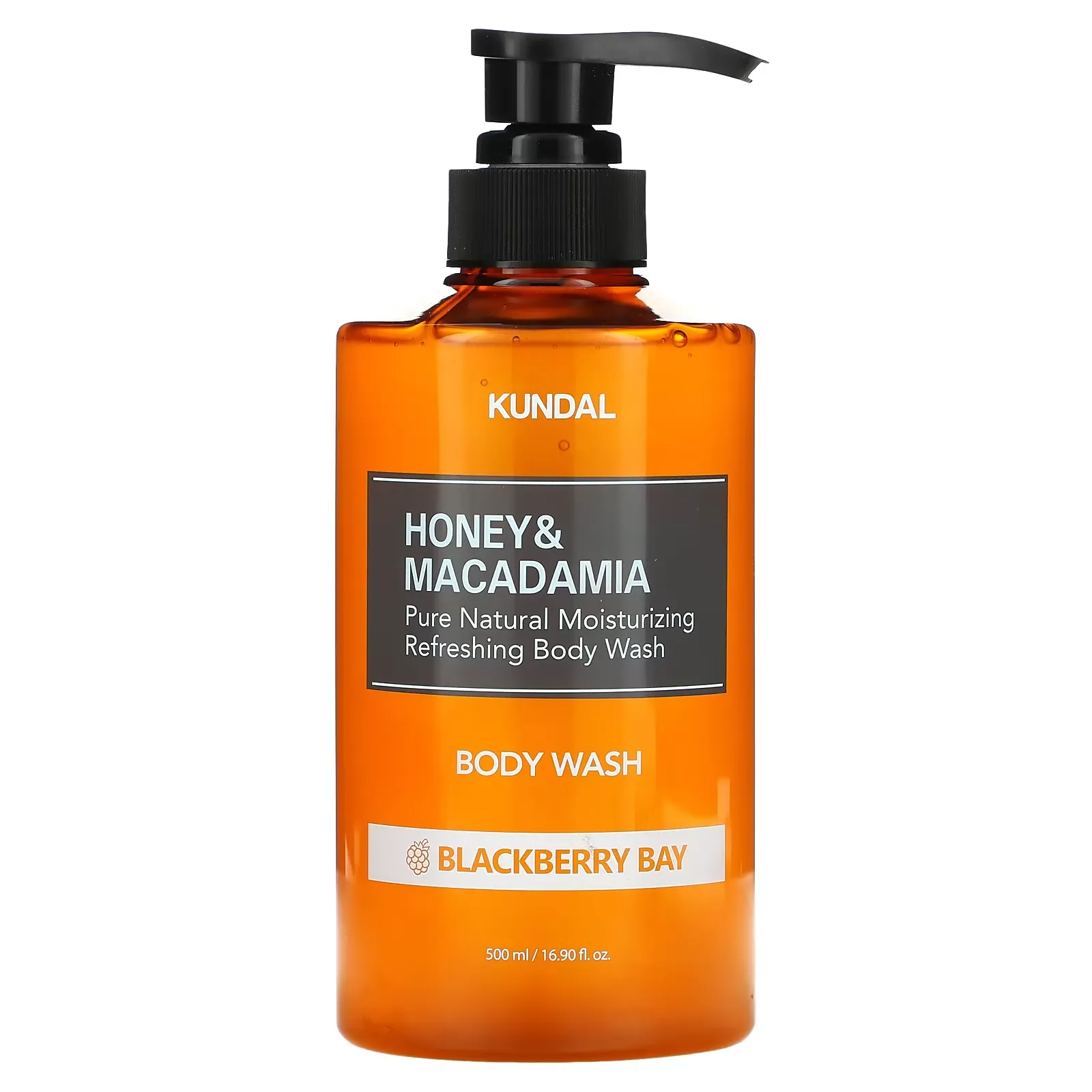 Honey & Macadamia, Body Wash, Blackberry Bay, 16.9 fl oz (500 ml)