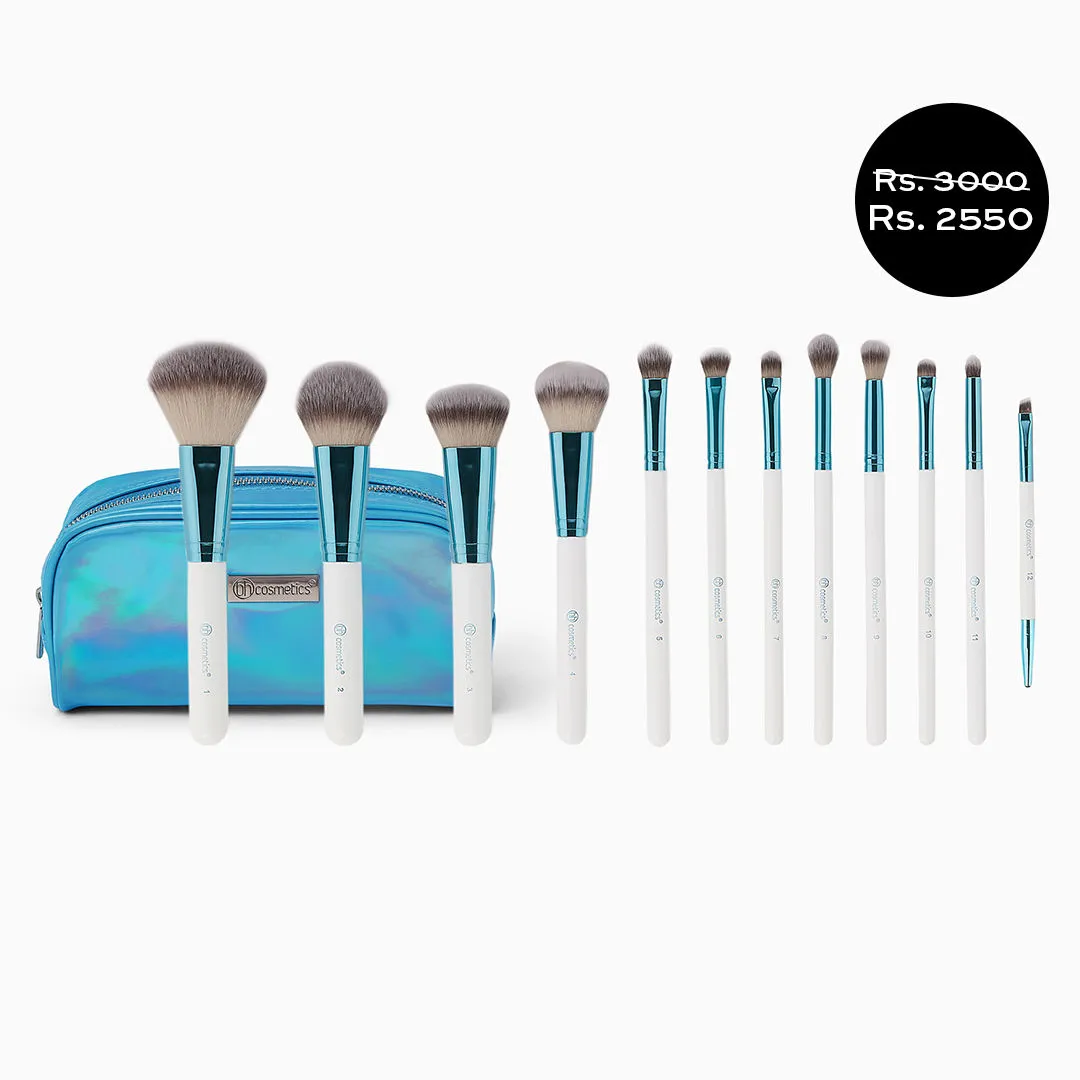 BH Cosmetics Poolside Chic - 12 Piece Brush Set