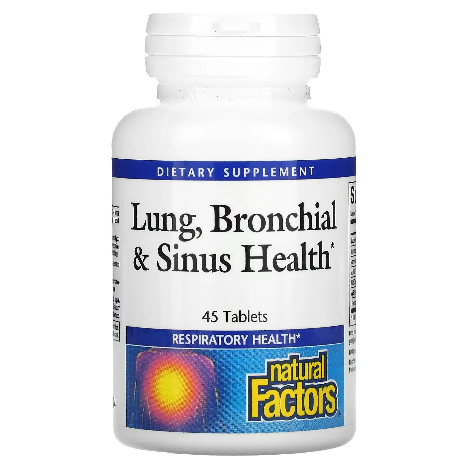 Lung, Bronchial & Sinus Health, 45 Tablets