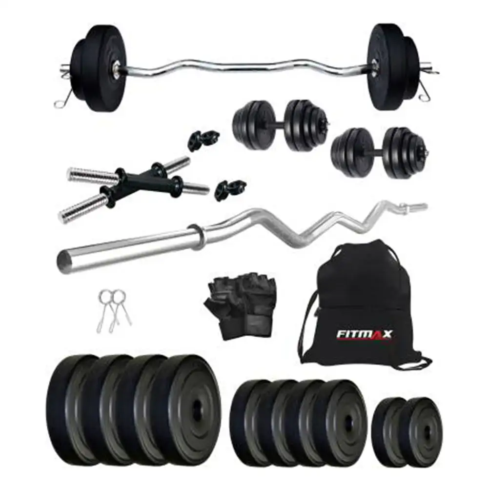 Fitmax PVC 8KG COMBO 4 SL Home Gym Kit