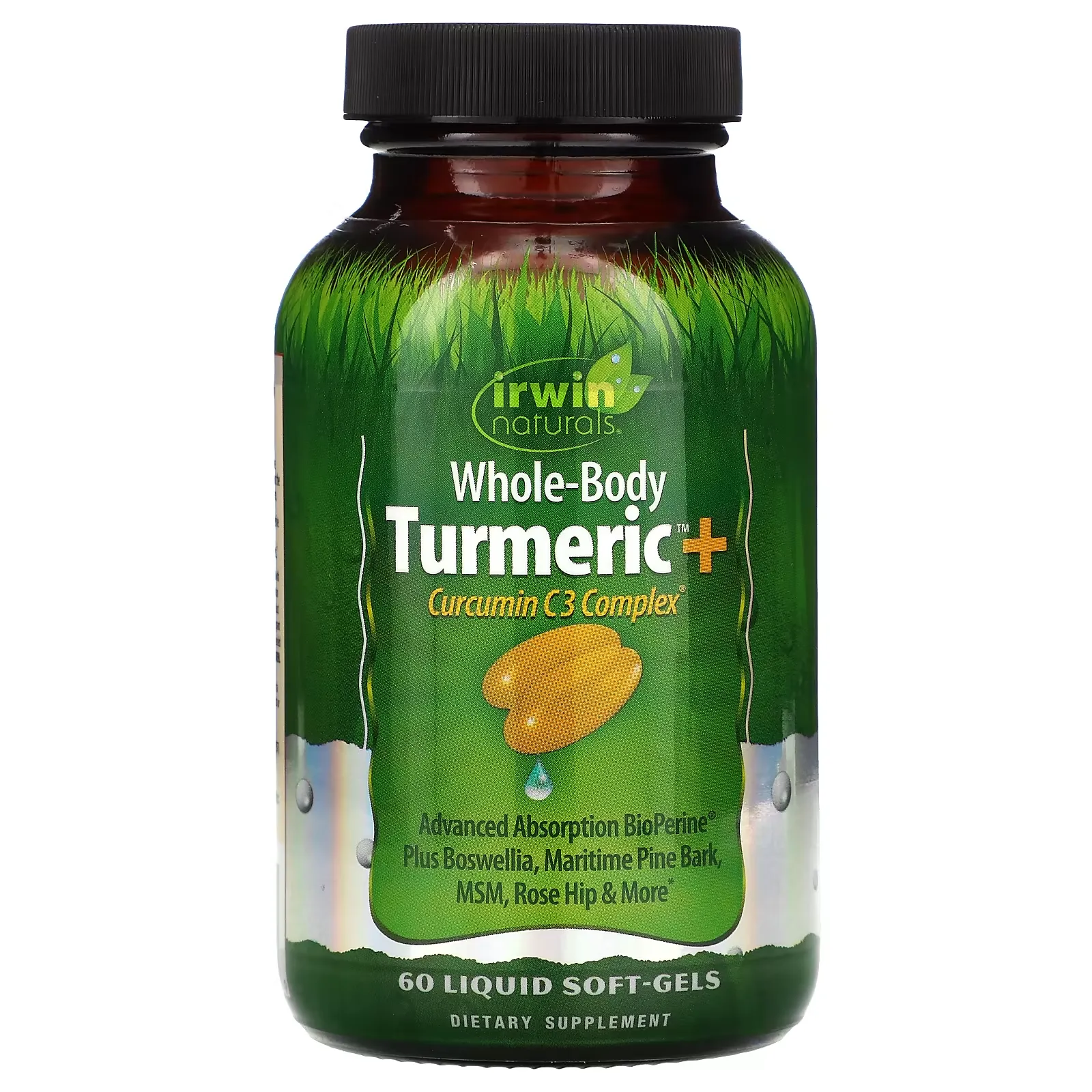 Whole-Body Turmeric+, 60 Liquid Soft-Gels